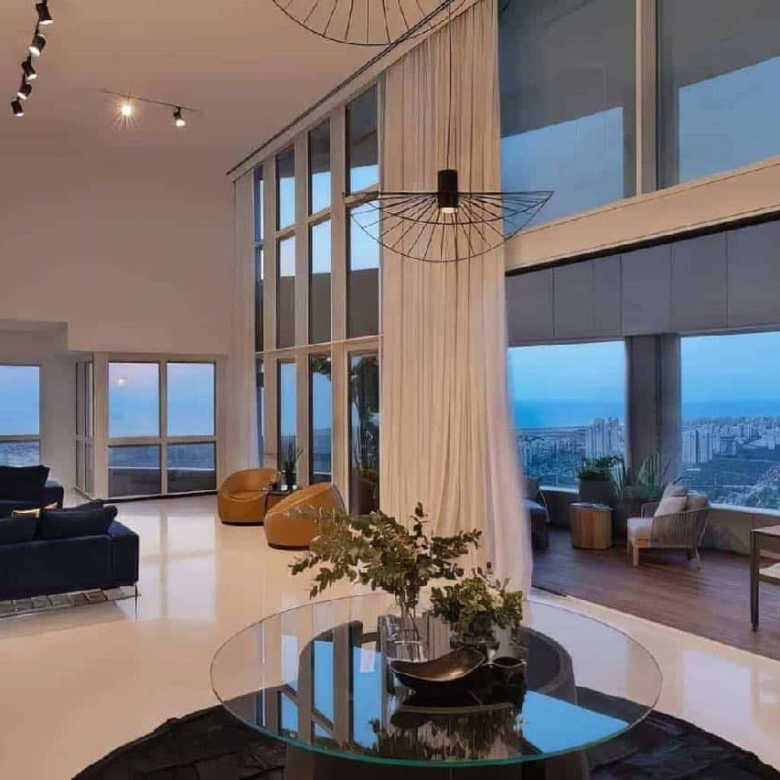 בגדלי YOO דירת 600 מ”ר מעוצבת אדריכלית