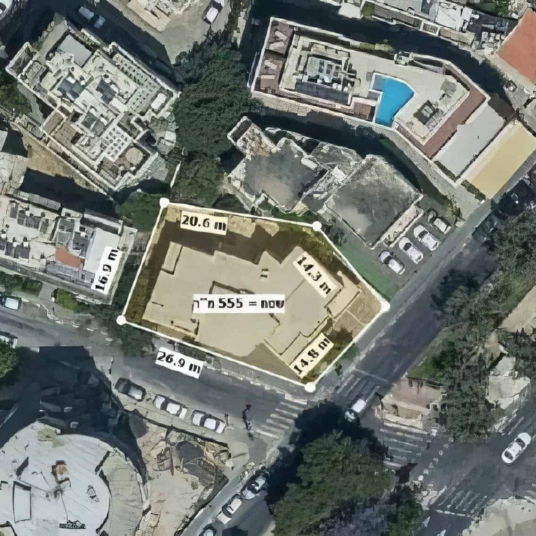 בלב תל אביב בניין עם זכויות בנייה