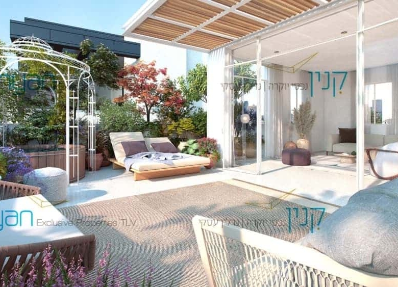 בבלעדיות לקנין פנטהאוז בלב תל אביב 300 מ”ר